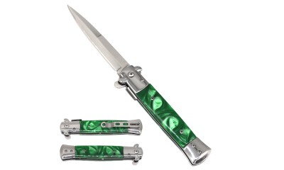 Falcon 9" Spring Assisted Pocket Knife KS6008CGN Falcon 9" Spring Assisted Pocket Knife KS6008CGN